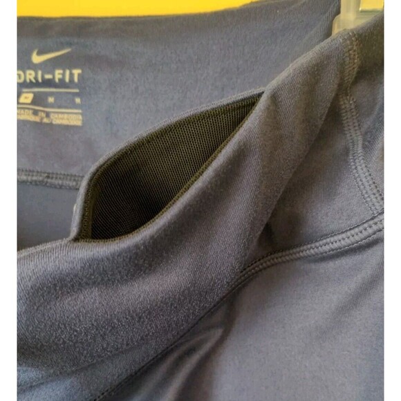 NIKE DRI FIT Running Capri Crop Royal Blue Pants Athletic Running Size Medium - Picture 10 of 10